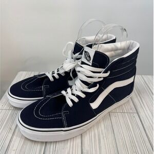 Vans Sk8-Hi Parisian Night Navy Blue High Top Sneakers VN0A5JMJ4W6 Mens 11 Shoes